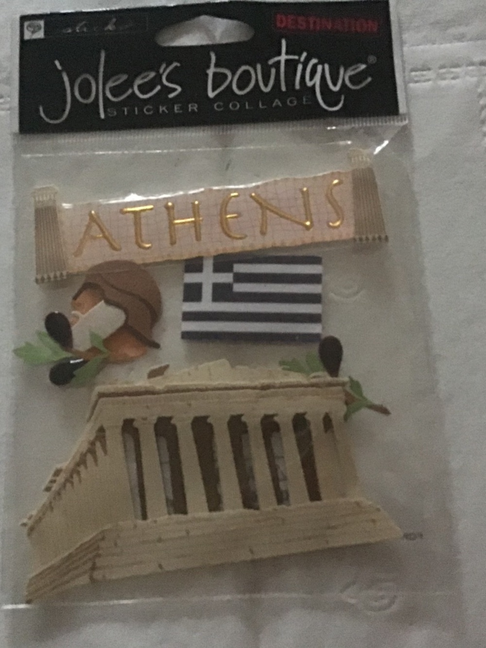 Very rare Joleen’s boutique Athens sticker collage